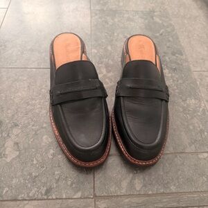 Madewell Black Leather Women's Loafers